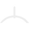 Ekena Millwork Archdale Architectural Grade PVC Gable Bracket, 96"W x 56"H x 2"D x 6"F, 14/12 Pitch GBP096X56X0206ARC00 - alternate 4